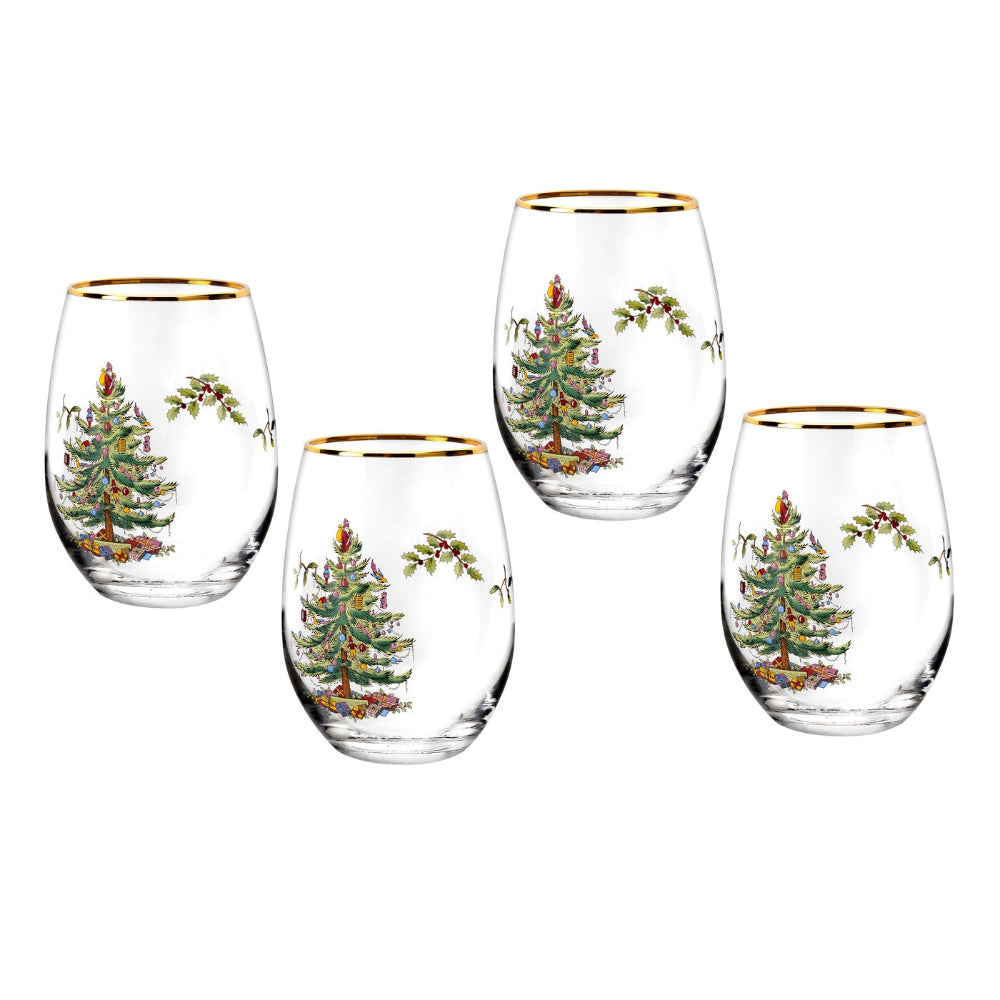 Spode Christmas Drinking Glasses