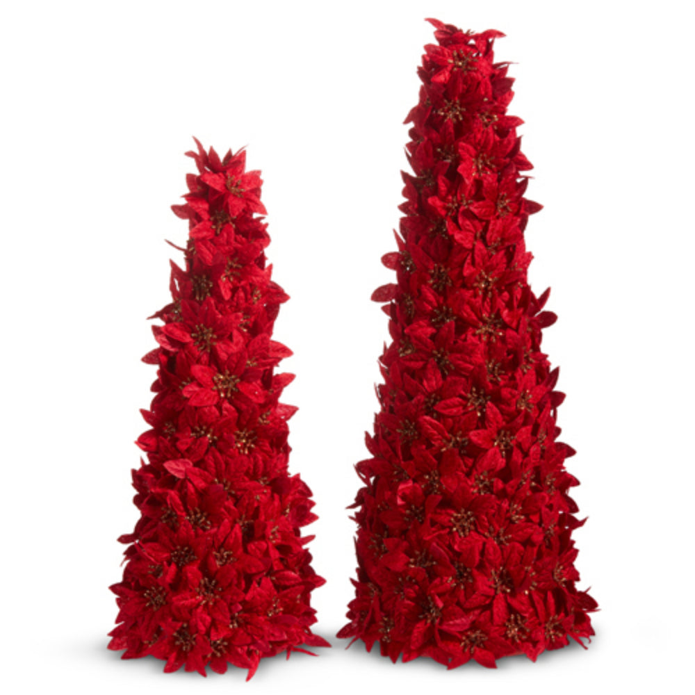 Raz 26 Red Tinsel Edge Poinsettia Stem Christmas Tree Accessory, Raz  Imports, Raz Christmas, Christmas tree accessories