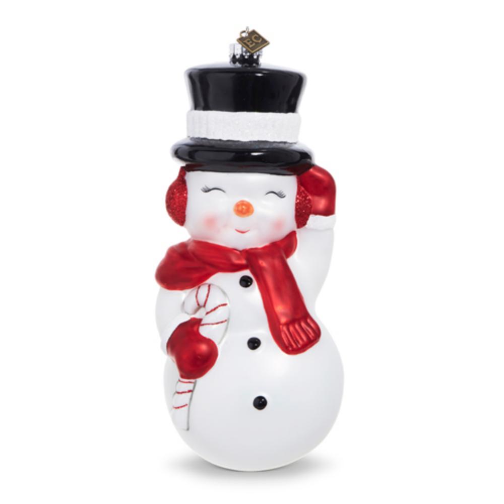 Christmas shops snowman blow mold