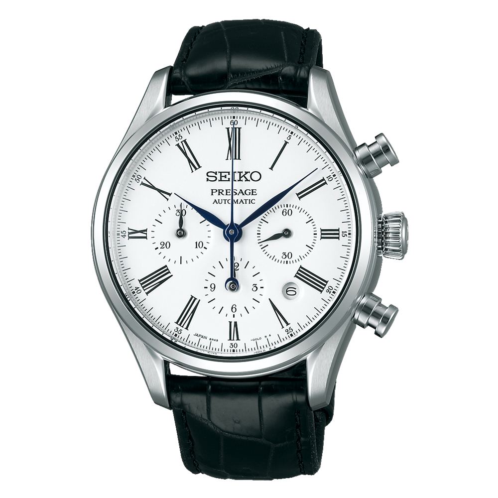 Seiko Gents Presage Enamel Collection Automatic Chronograph SRQ023 – Smyth  Jewelers