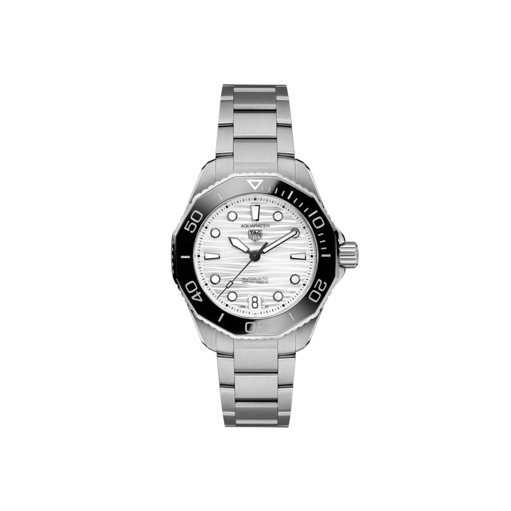 Tag heuer aquaracer shop automatic white face