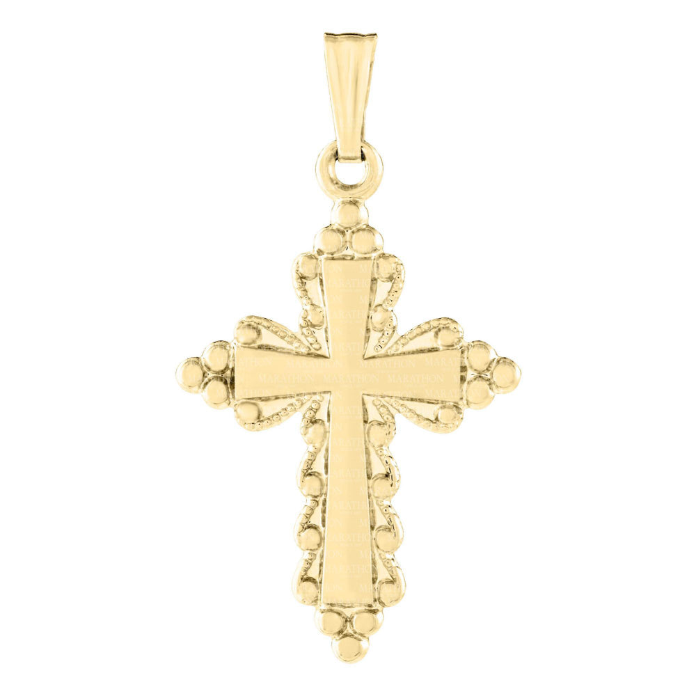 Beautiful shops 14 kt gold cross necklace