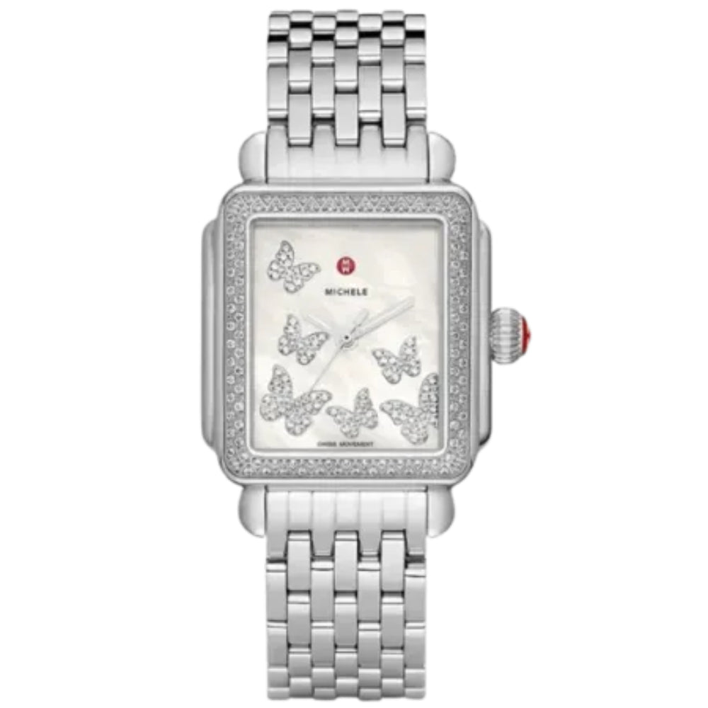 Michele deco 16 diamond watch hot sale