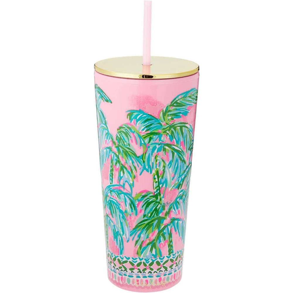 Lilly Pulitzer DISNEY Tumbler Cup with Straw BRAND NEW!!! Sold Out!!!