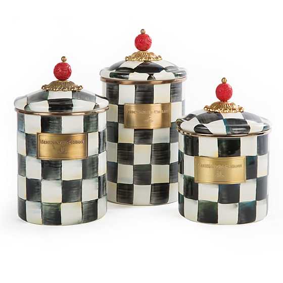 MacKenzie-Childs Courtly Check Canister – Smyth Jewelers