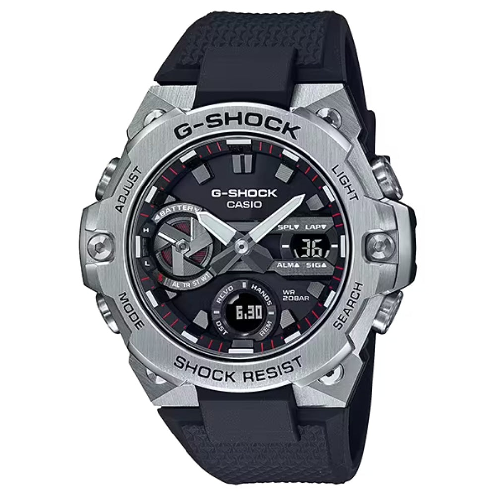 G-Shock G-Steel GST-B400 Series - Silver/Black – Smyth Jewelers