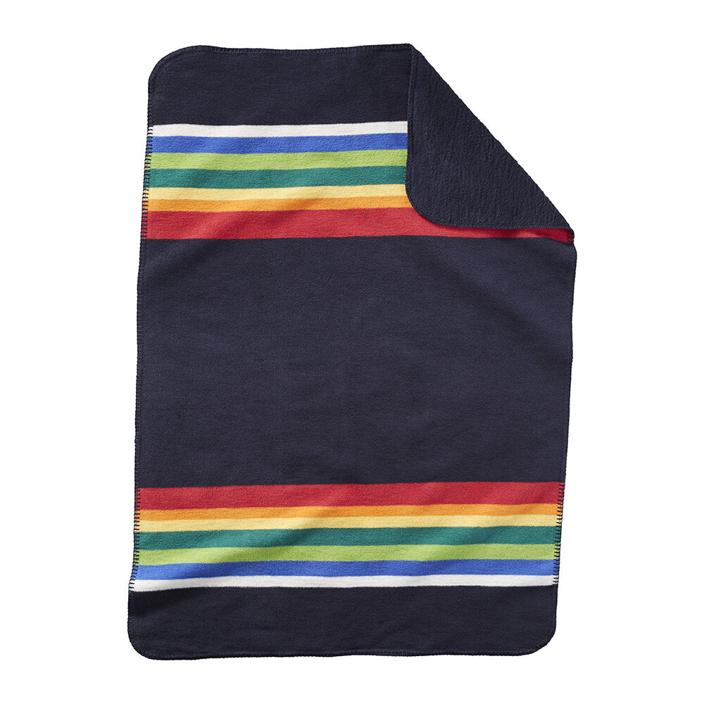 Pendleton Organic Cotton Baby Blanket Crater Lake Navy – Smyth