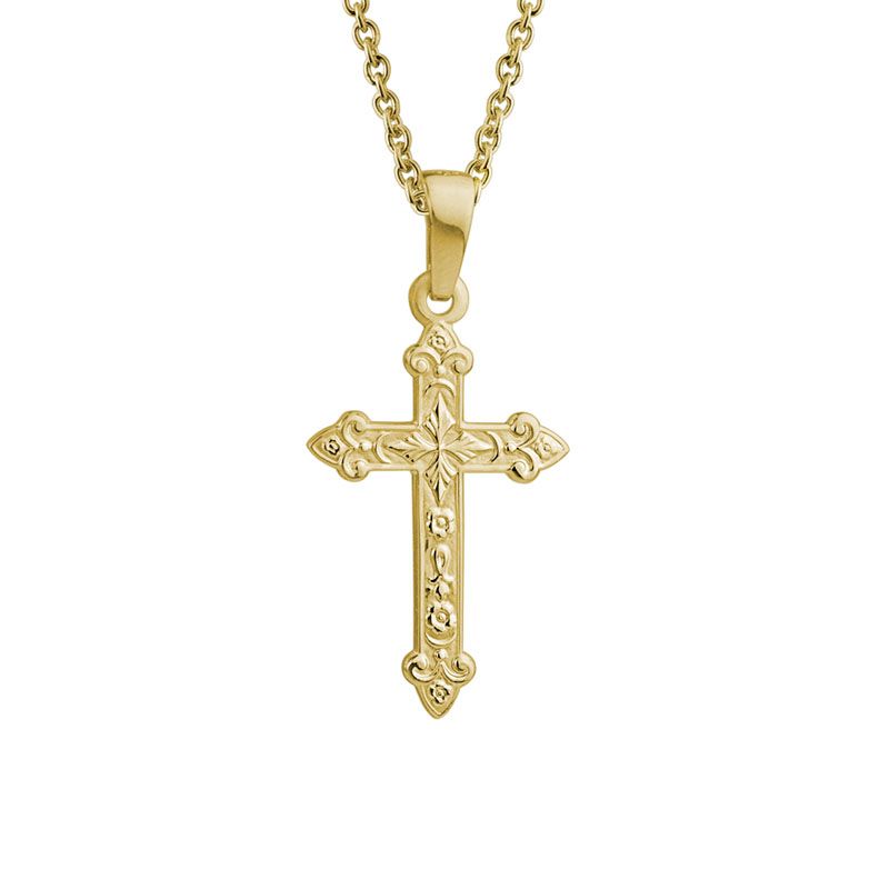 14k Gold Vintage Cross▪︎Price offers is Firm