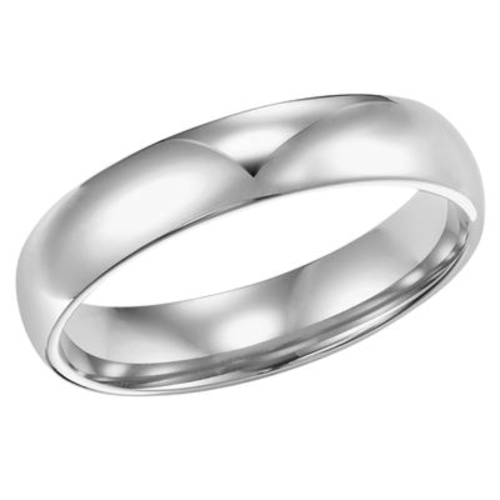 Men's Platinum 4mm Comfort Fit Wedding Band