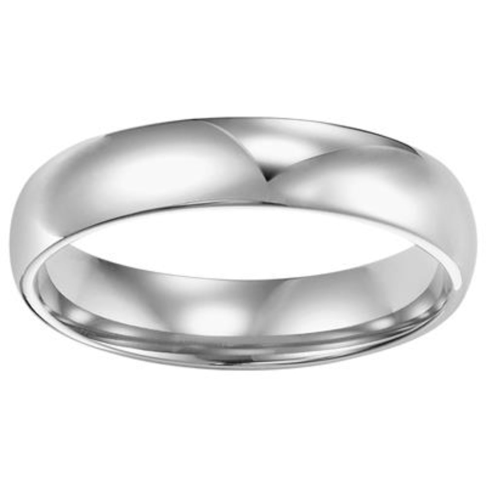 Men's Platinum 4mm Comfort Fit Wedding Band