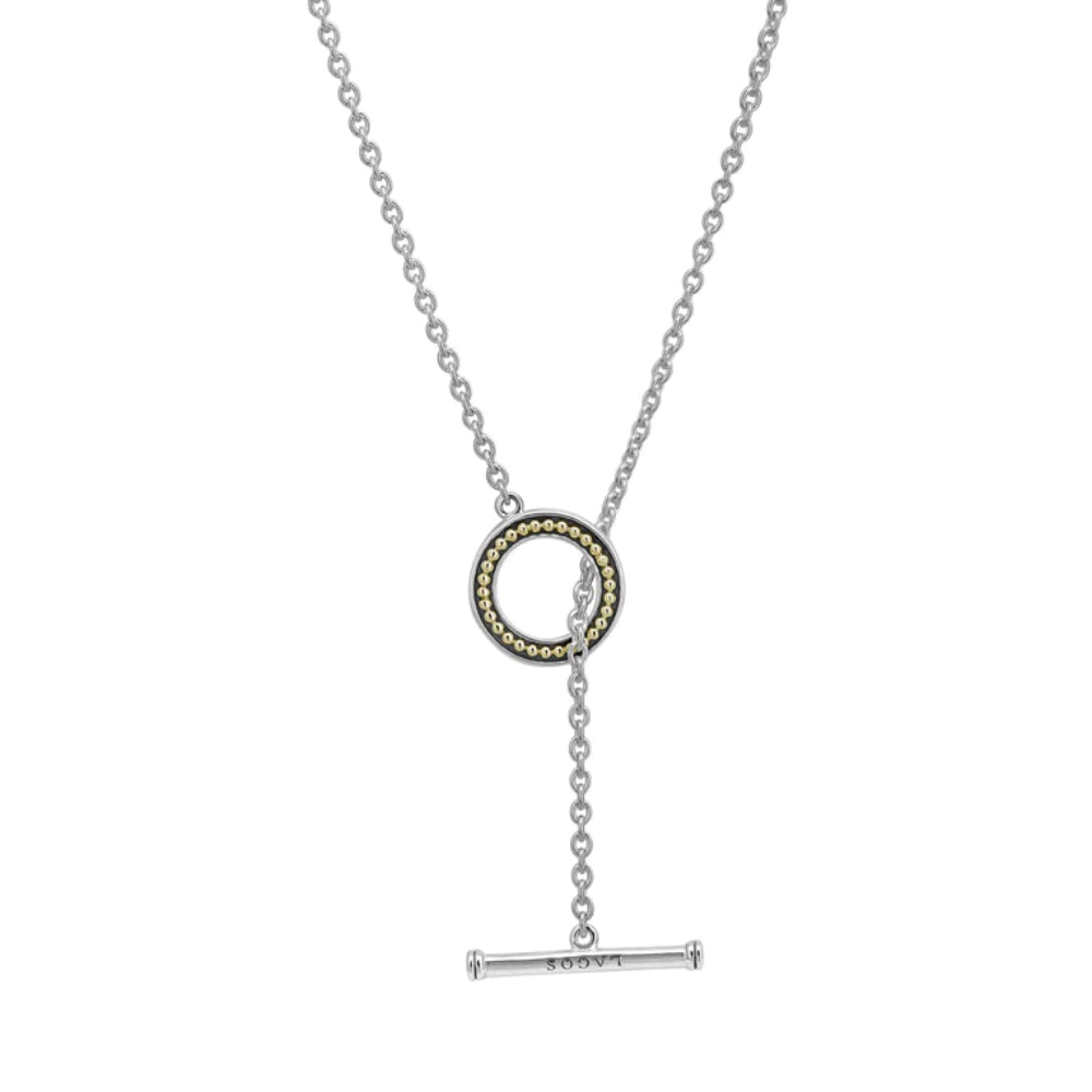 Lagos Luna Pearl Toggle Pendant Necklace