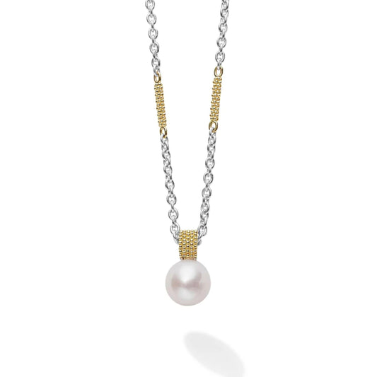 Lagos Luna Pearl Pendant Necklace