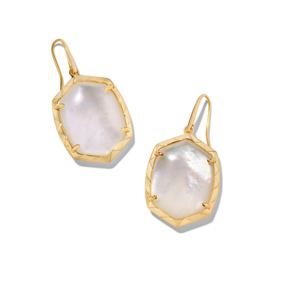 Kendra Scott Daphne Drop Earrings In Ivory Mother of Pearl