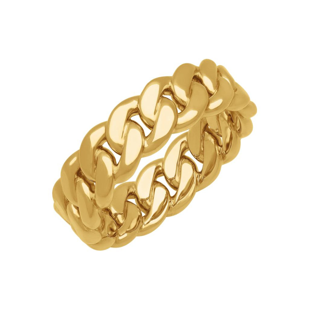 Mens 7mm Cuban Link Band