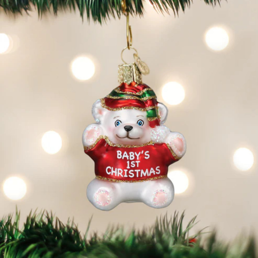 Old World Christmas Baby's 1st Christmas Ornament