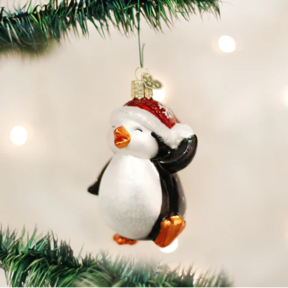 Old World Christmas Dancing Penguin Ornament