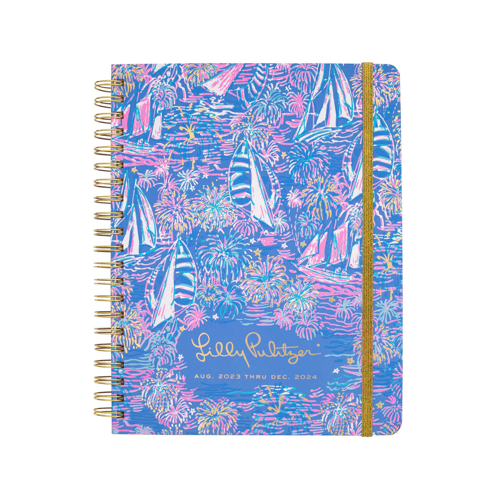 Lilly Pulitzer Jumbo 17 Month Agenda - Summer 2023 Colors