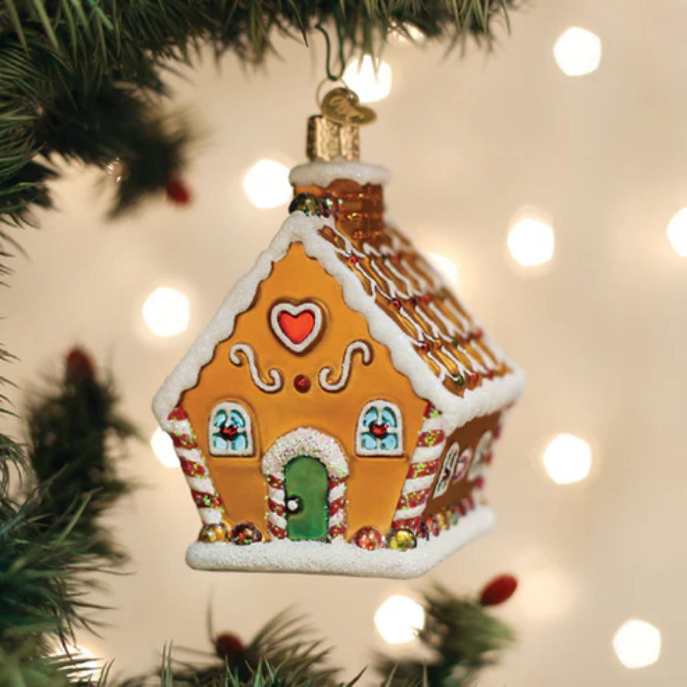 Old World Christmas Sweet Gingerbread Cottage Ornament