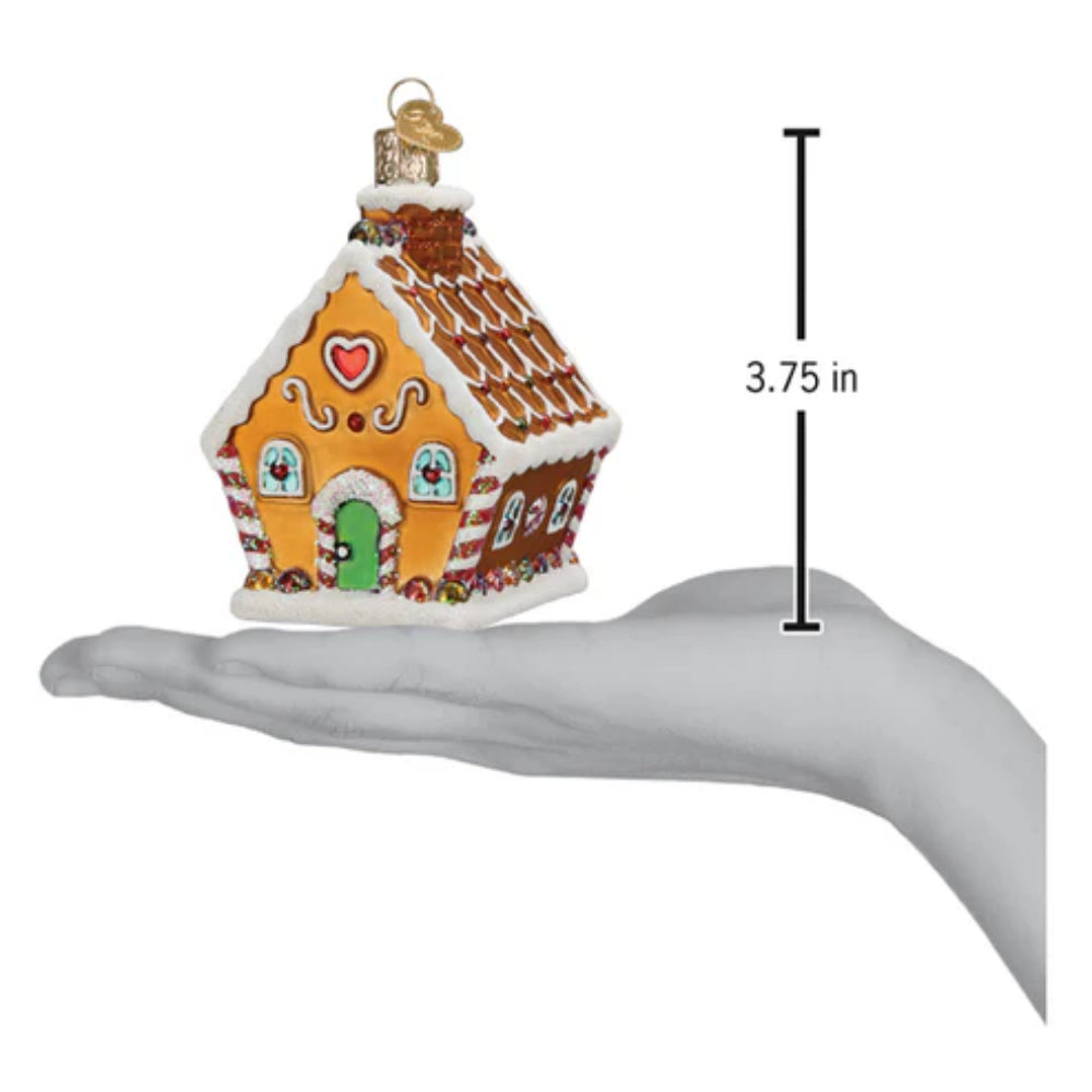 Old World Christmas Sweet Gingerbread Cottage Ornament