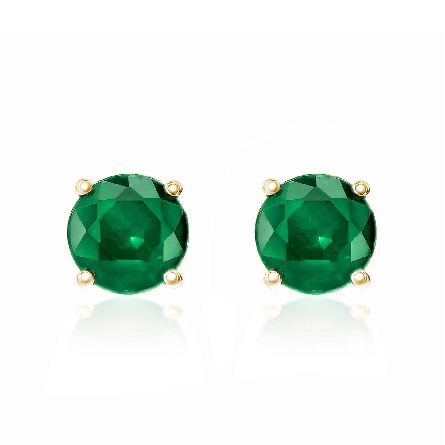 Smyth Jewelers Gold Gemstone Stud Earrings