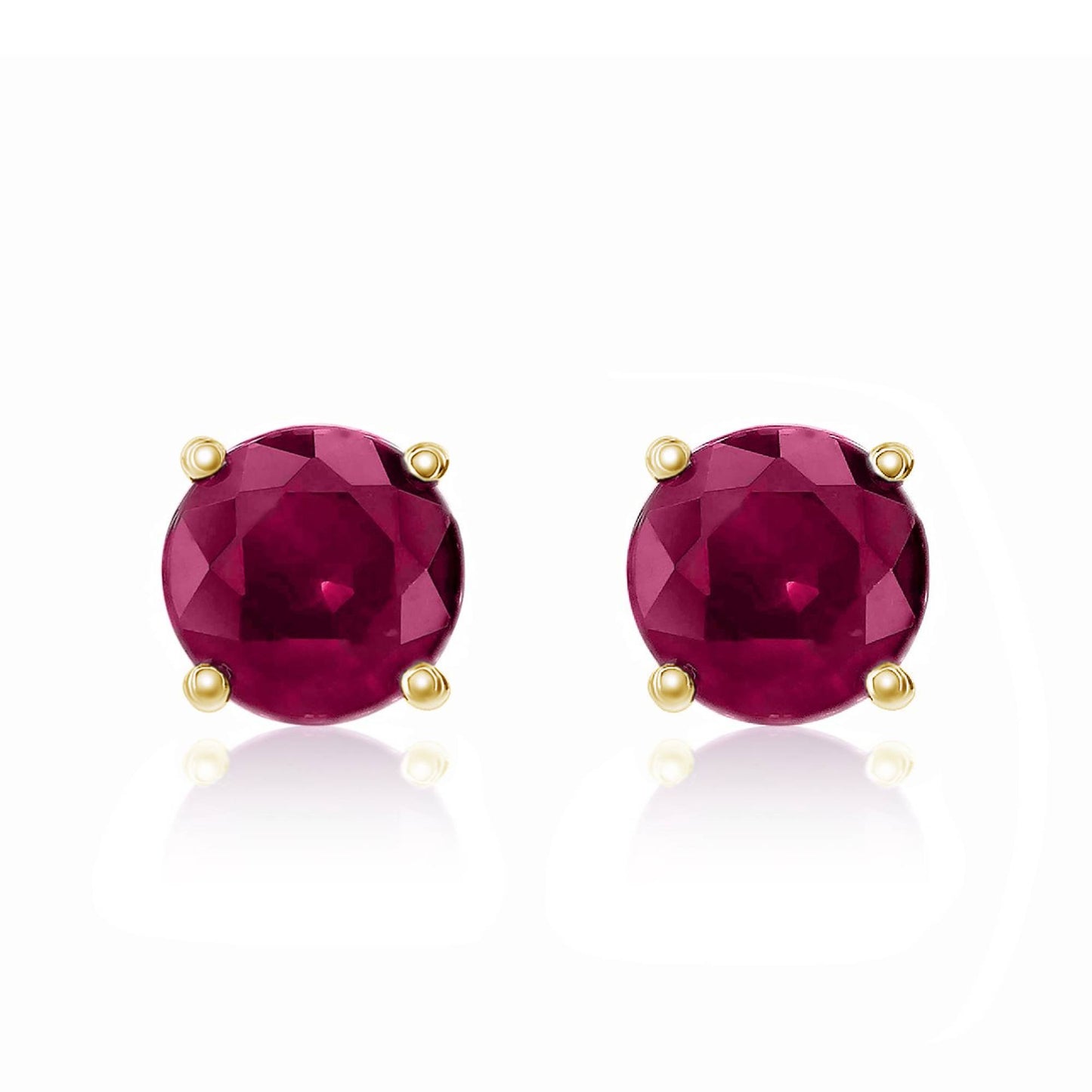 Smyth Jewelers Gold Gemstone Stud Earrings