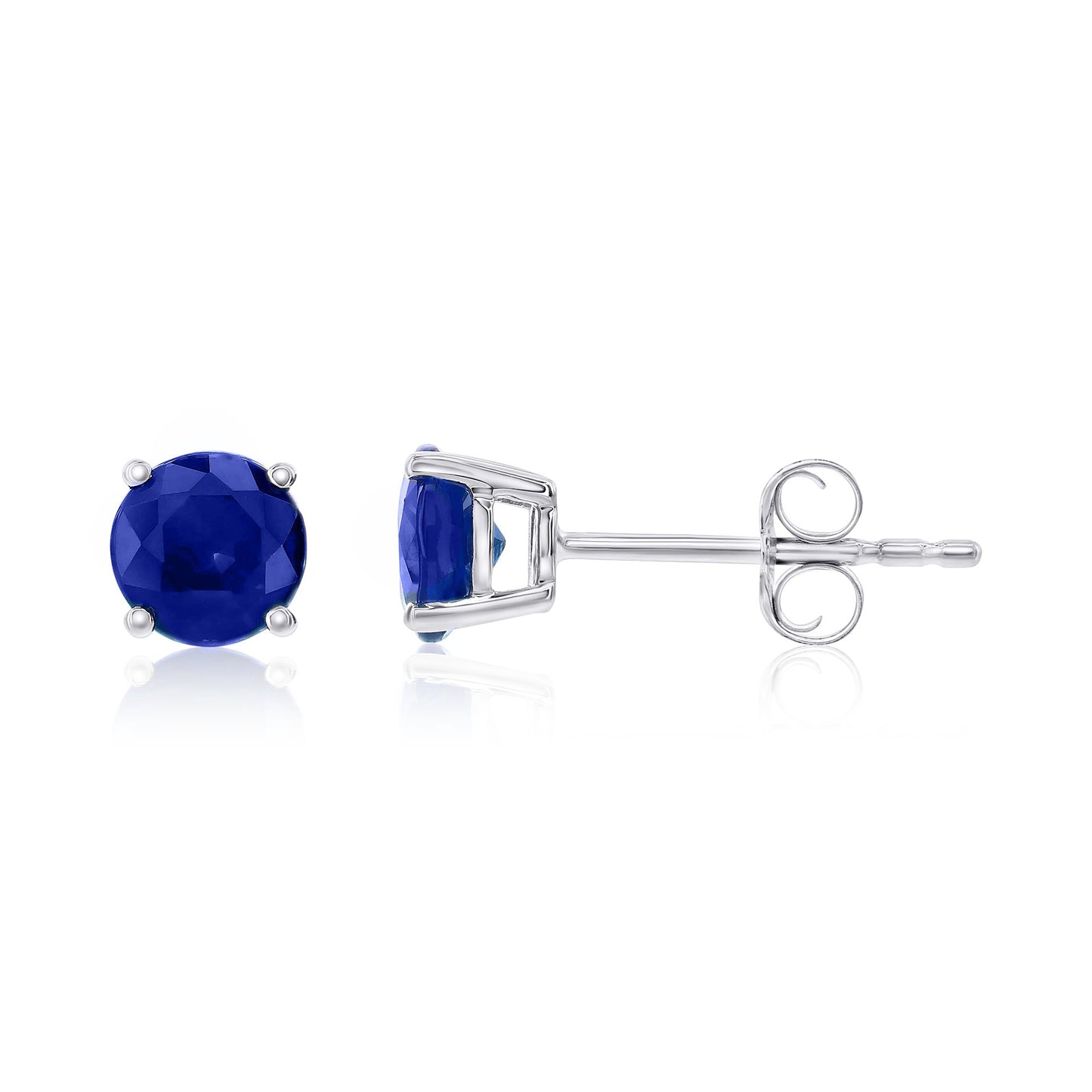 Smyth Jewelers 18k Gold Sapphire Stud Earrings