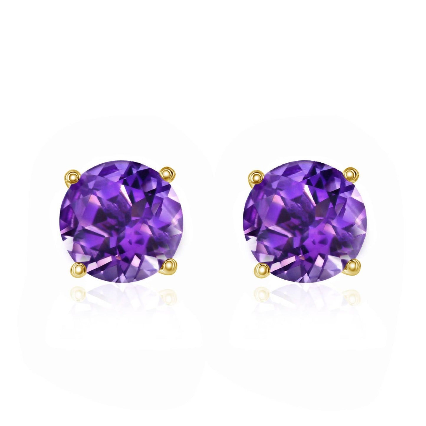 Smyth Jewelers Gold Gemstone Stud Earrings