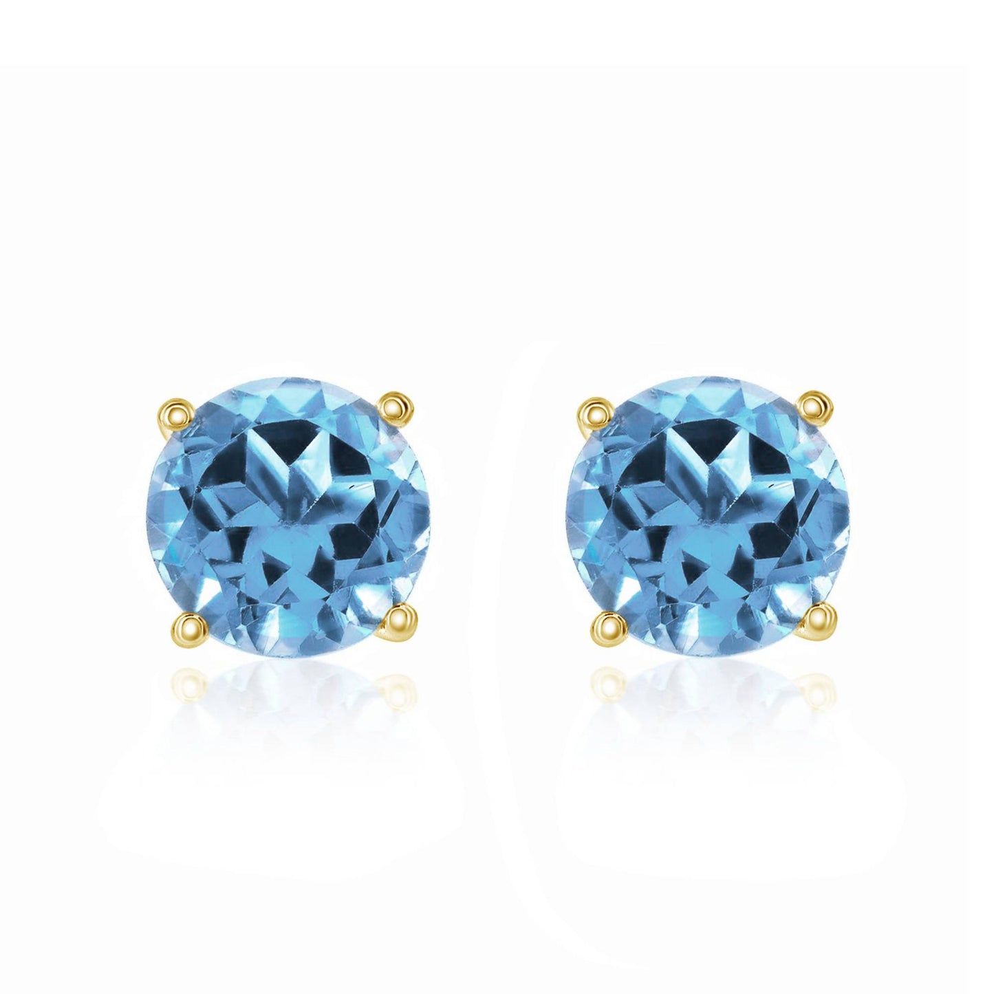 Smyth Jewelers Gold Gemstone Stud Earrings