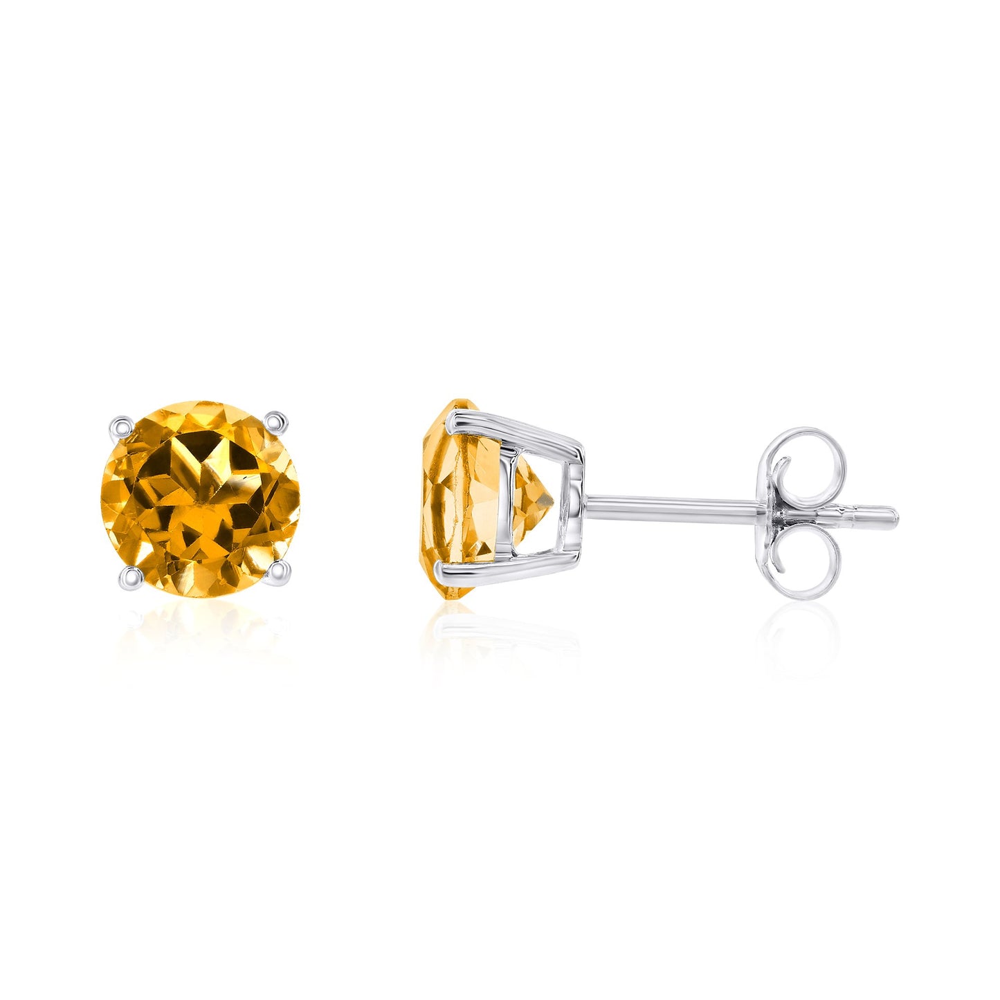 Smyth Jewelers 14k Gold Citrine Stud Earrings