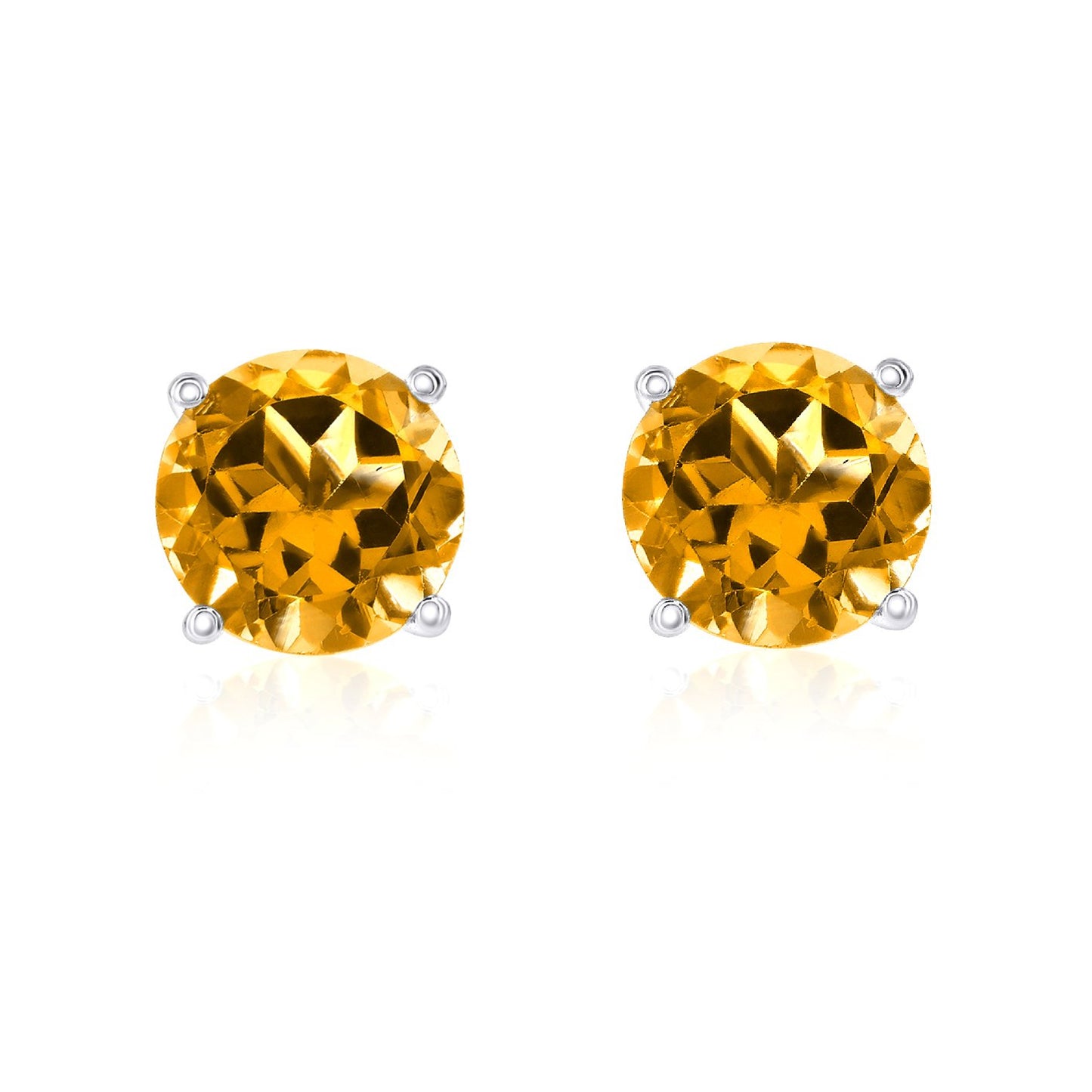 Smyth Jewelers 14k Gold Citrine Stud Earrings