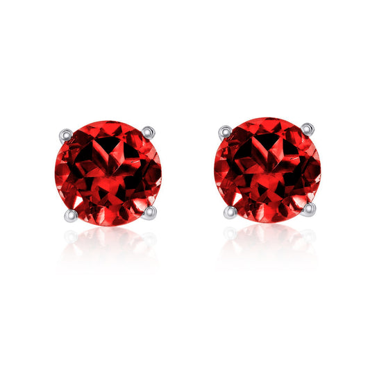 Smyth Jewelers 14k Gold Garnet Stud Earrings