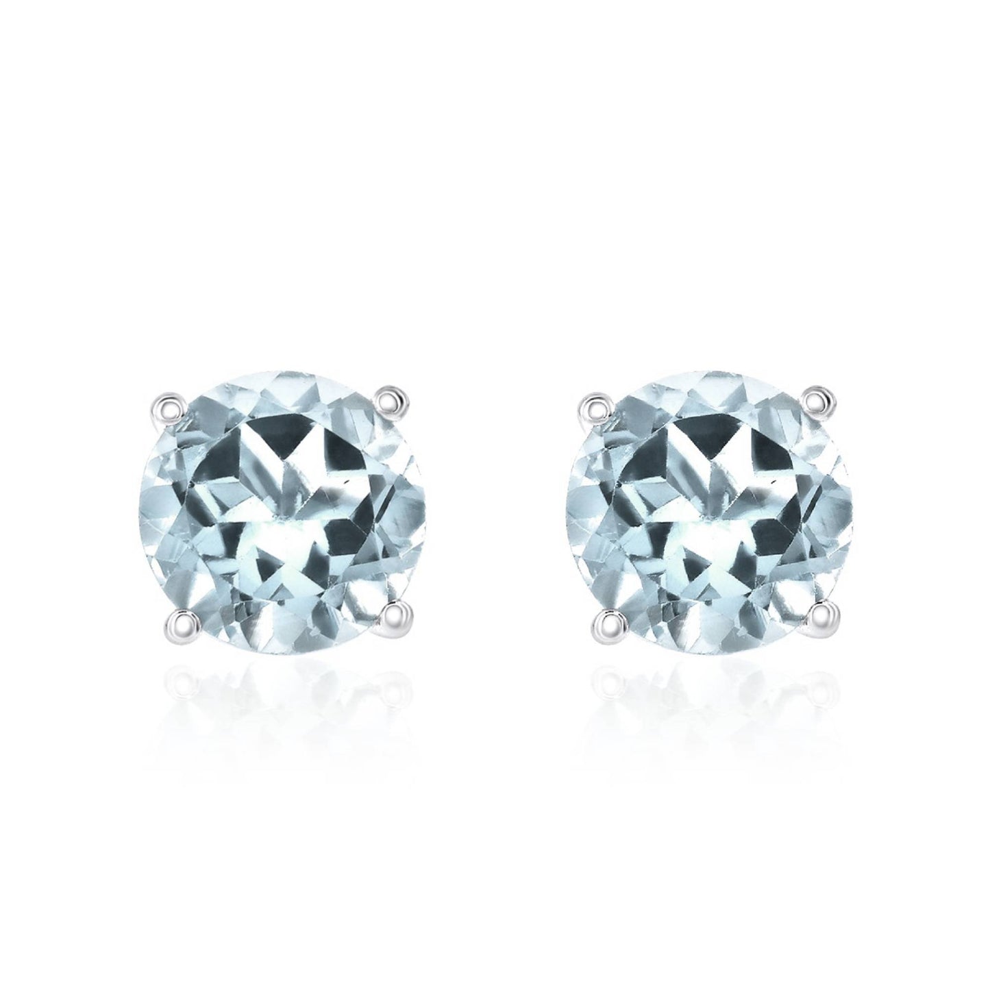 Smyth Jewelers 14k Gold Aquamarine Stud Earrings