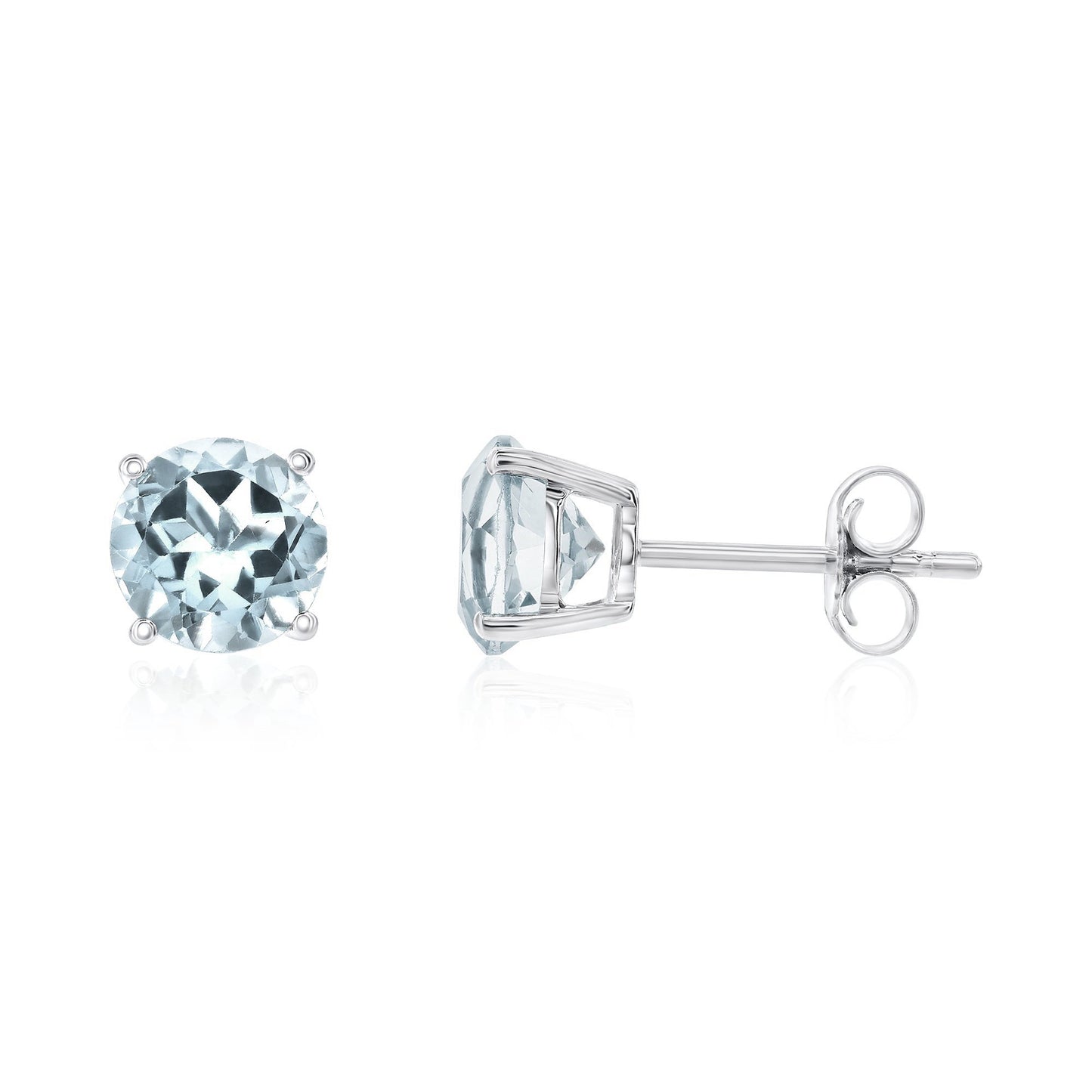 Smyth Jewelers 14k Gold Aquamarine Stud Earrings