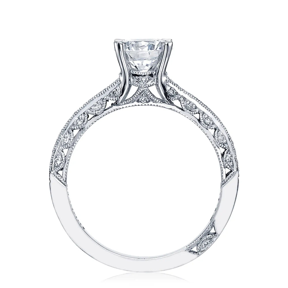 Tacori Classic Crescent Round Solitaire Engagement Ring