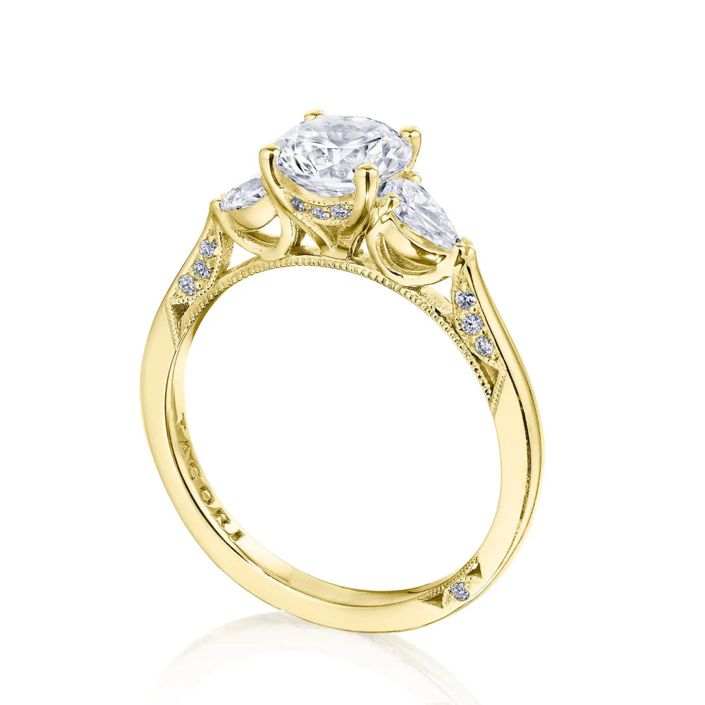 Tacori Simply Tacori Round 3-Stone Engagement Ring