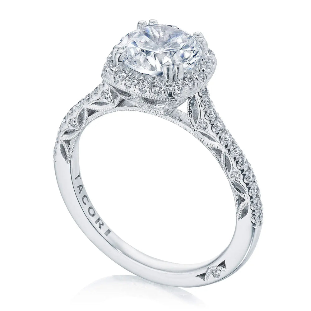 Tacori Dantela Cushion Bloom Engagement Ring