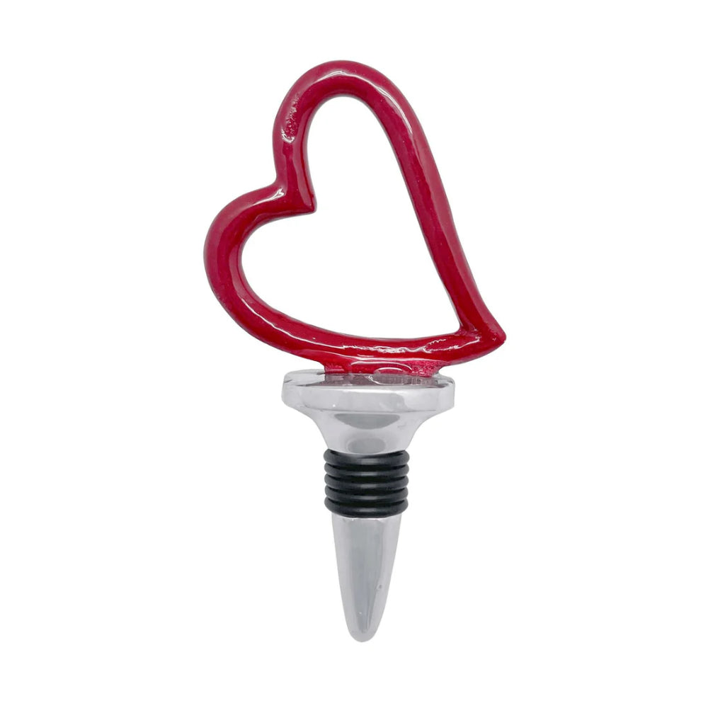 Mariposa Heart Bottle Stopper