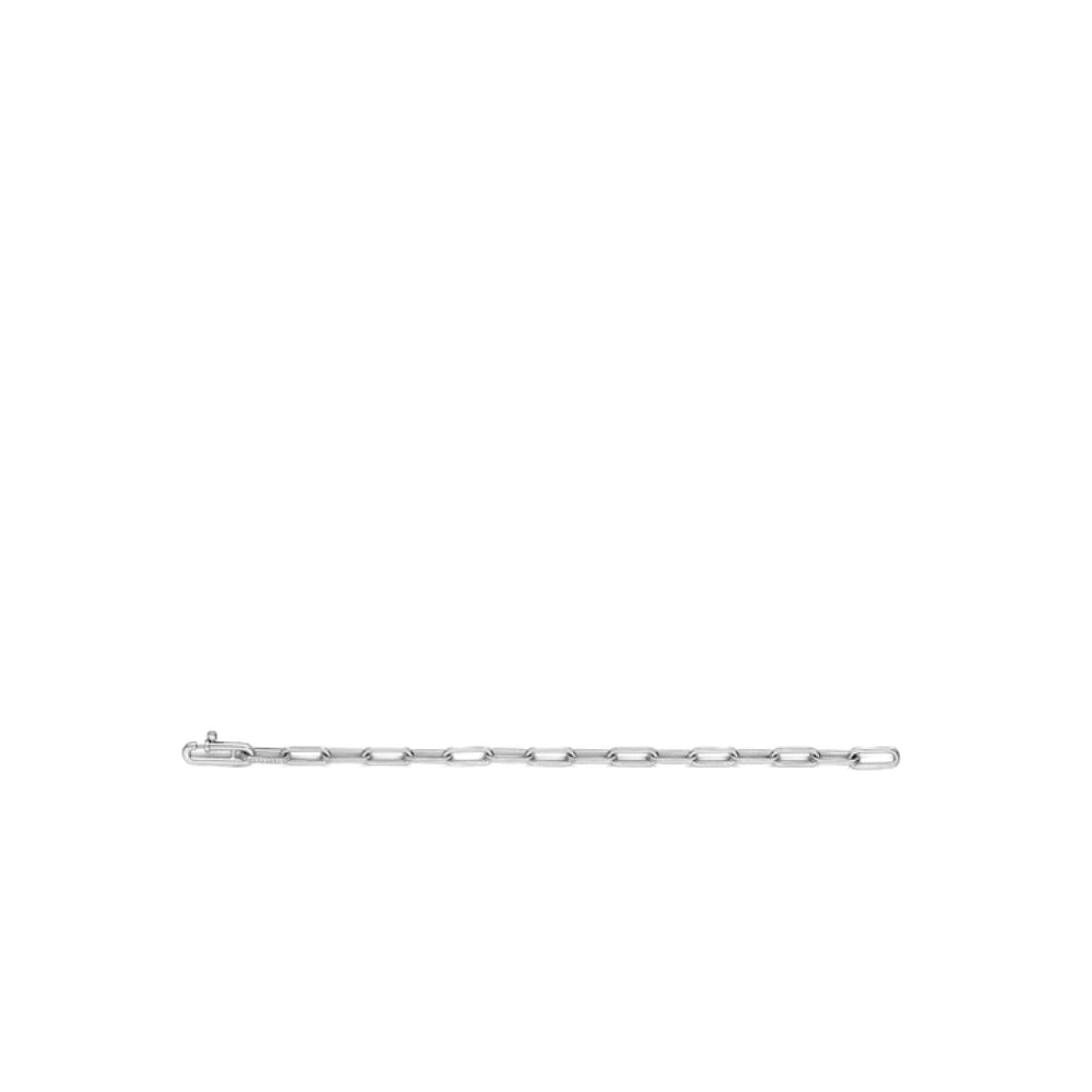 Ti Sento Sterling Silver Closed Forever Link Bracelet