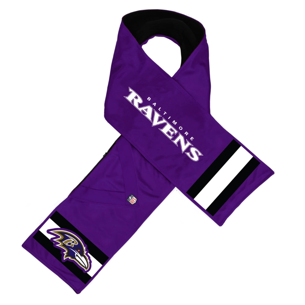 Little Earth Productions NFL Baltimore Ravens Hero Jersey Scarf