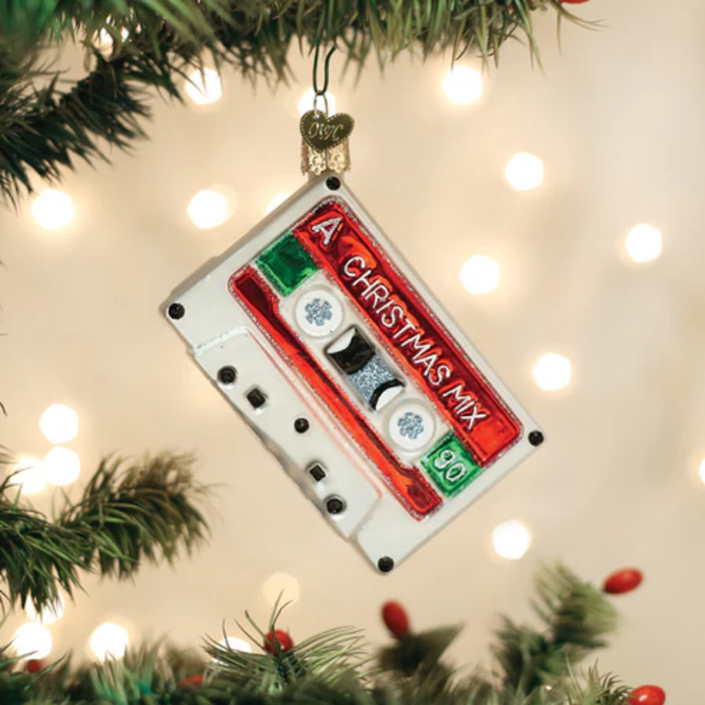 Old World Christmas Mixtape Ornament