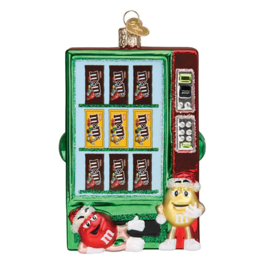 Old World Christmas M&M's Vending Machine Ornament