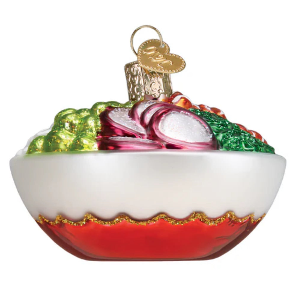 Old World Christmas Poke Bowl Ornament