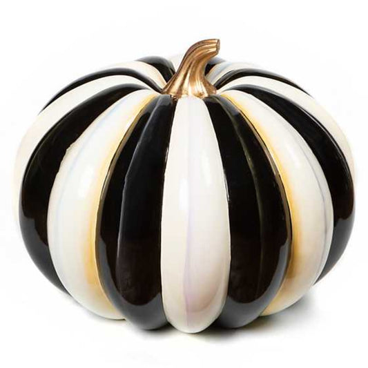 MacKenzie-Childs Courtly Stripe Outdoor Pumpkin - In Store Pick Up Only!