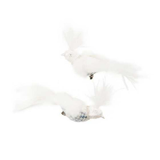 MacKenzie-Childs Crystal Palace Bird Clips - Set of 2