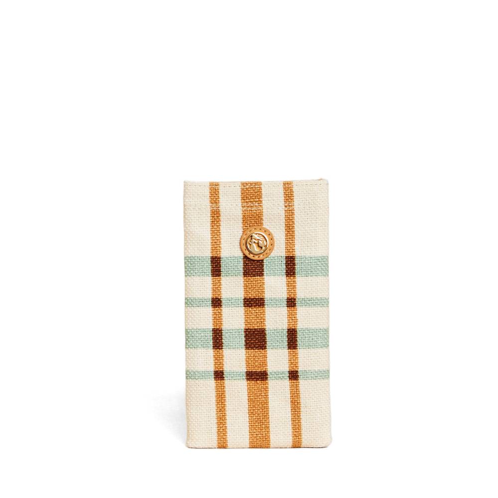 Spartina Sunglass Case Kalalanta Plaid Cream