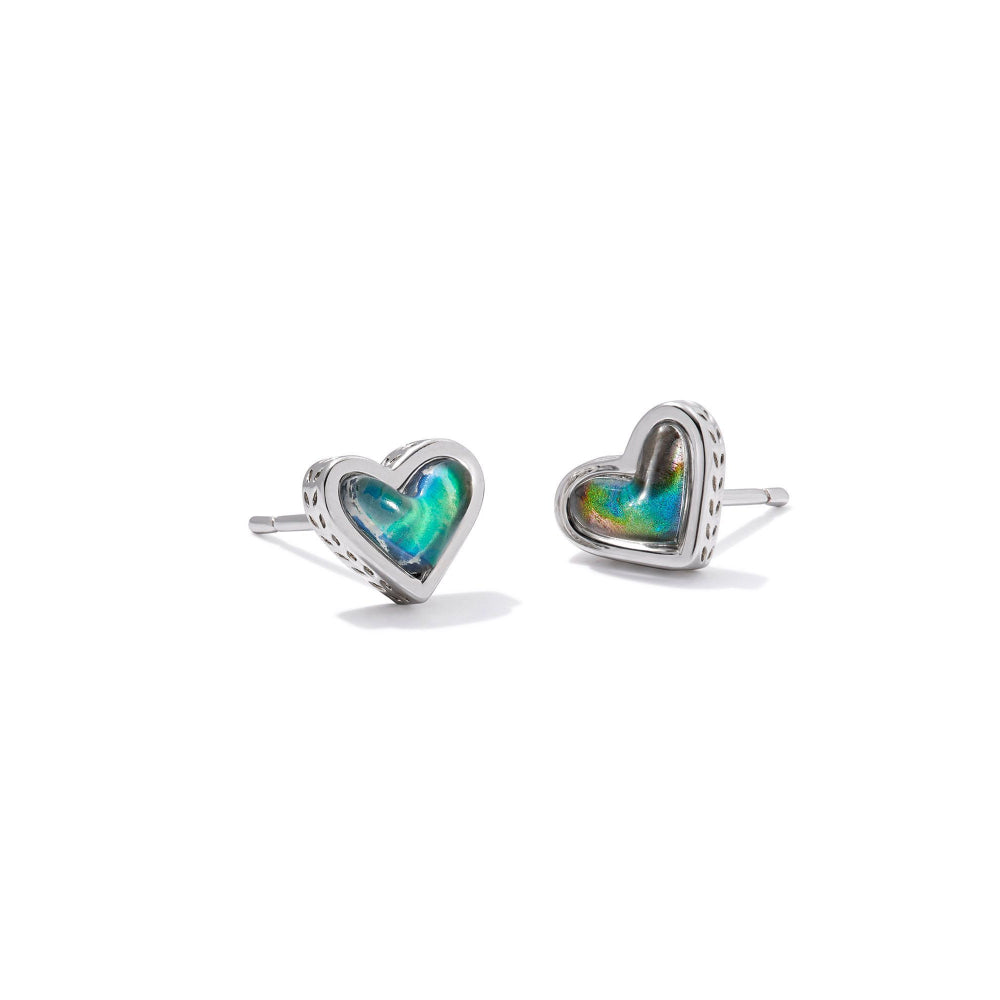 Kendra Scott Framed Ari Heart Stud Earrings