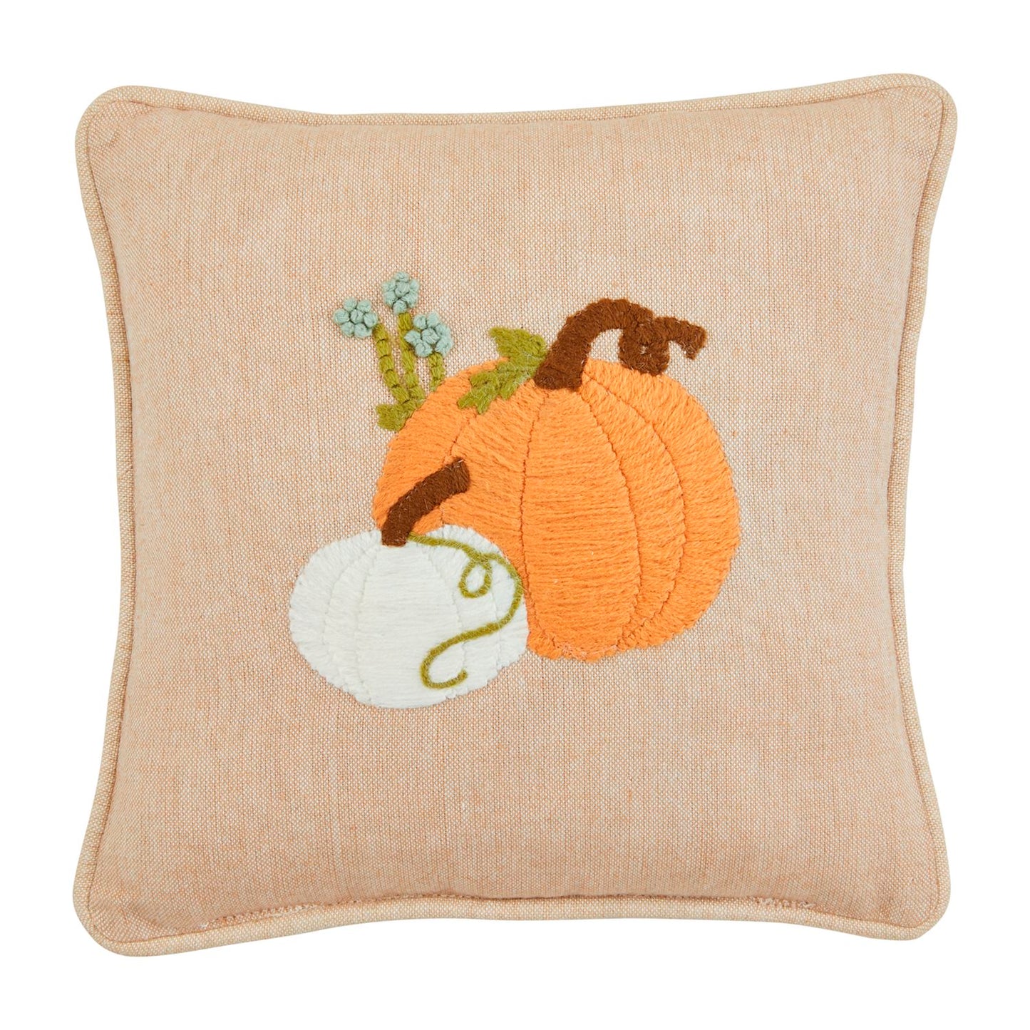 Mud Pie Fall Mini Embroidery Pillow