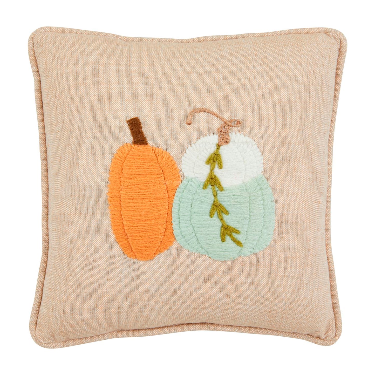 Mud Pie Fall Mini Embroidery Pillow