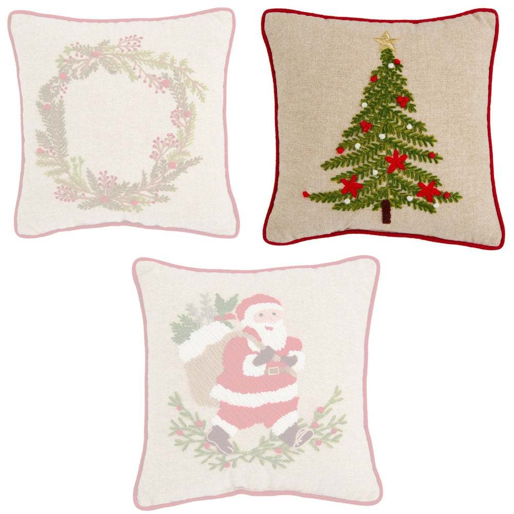 Mud Pie Christmas Icon Mini Pillow