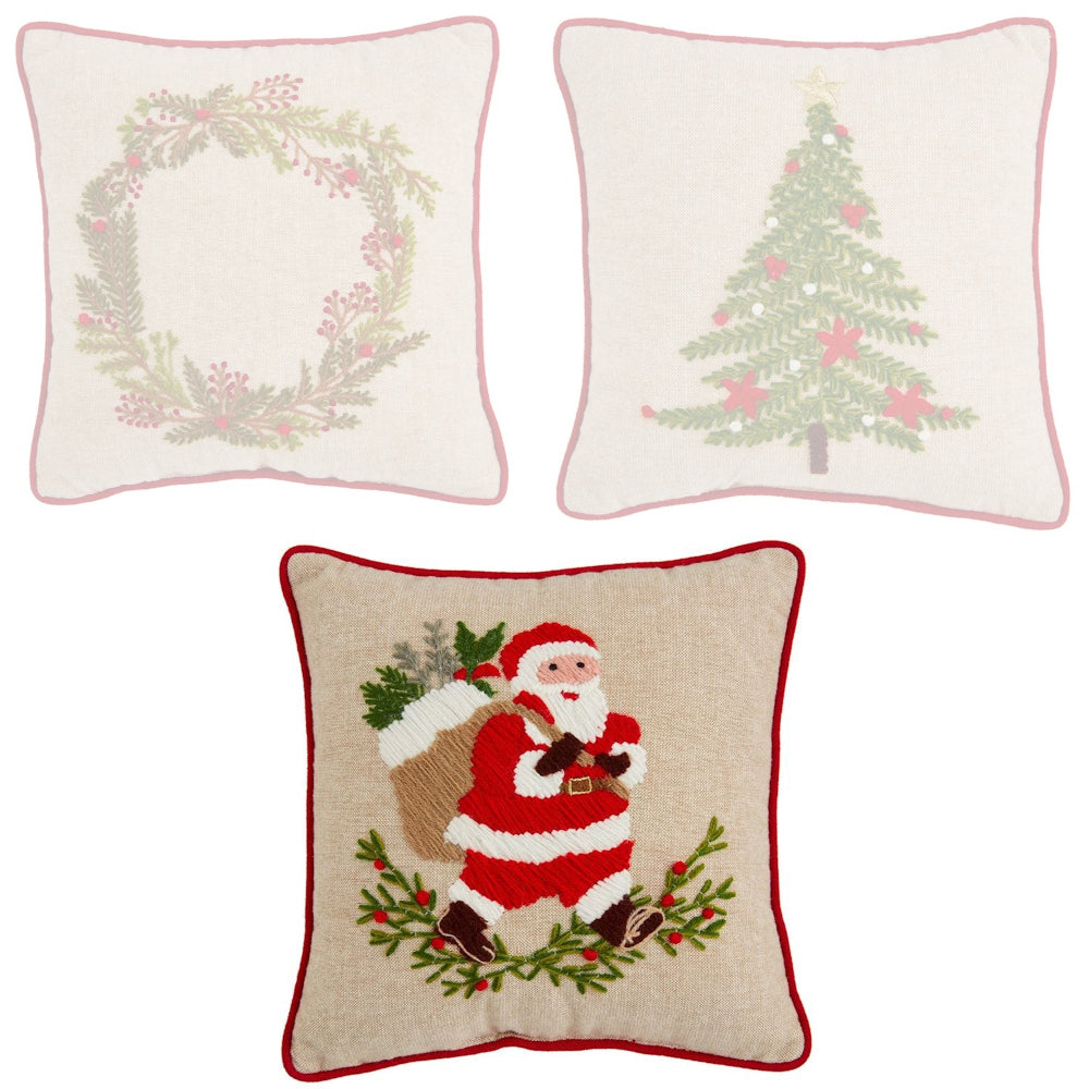 Mud Pie Christmas Icon Mini Pillow